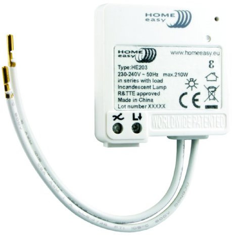 Home Easy HE203EU Mini-Einbaudimmer/Mini-Funkdimmer