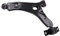ATEC Germany 1x Querlenker Vorderachse, vorne unten links mit Lagerbuchse und Traggelenk Kompatibel mit FORD FOCUS Mk1 (DAW, DBW) (DNW) (DFW)