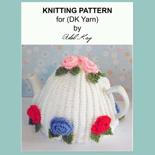 Ann Vintage Roses Style Tea Pot Cosy Cover DK Knitting Pattern
