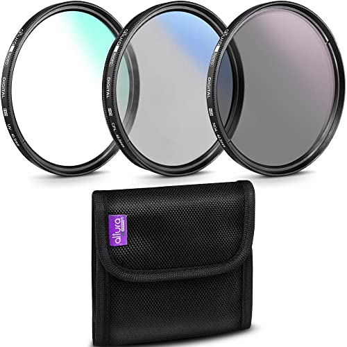 Altura Photo Objektivfilter-Set, 40,5 mm, mehrfach beschichteter UV-Schutz, CPL-Polarisations- und ND-Graufilter + Tasche für Kamerazubehör und Objektive