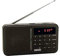 Radio Digital Daewoo - Radio FM - Radio con USB/mp3 - Bateria Recargable, Altavoz Frontal, Salidas Auriculares, MicroSD, Negro