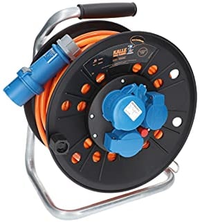 KALLE DAS KABEL Kabeltrommel Camping CEE-Campingkabeltrommel Wohnmobil-Kabeltrommel H07BQ-F 3G 2,5mm² EXTREME SIGNAL 25 Meter