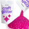 Hemway Craft Glitter - Dark Rose Pink | Fine Metallic Sequin Flakes for Resin & Epoxy Crafts | Supplies for Tumblers, Cards, Jewellery, Candle, Hair, Face, Body & Nail Art | 100 g