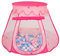 Selonis Baby Spielzelt Mit Plastikbällen Zelt 105X90cm/200 Bälle Plastikkugel Kinder, Pink:Babyblau-Puderrosa-Perle