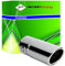 ER028 - Endrohr Auspuffblende 147x62mm d=34-46 Chrom