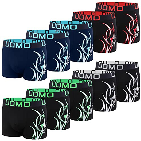 L&K 10er Pack Herren Boxershorts Men Retroshorts mit tollem Muster Sommer 2022 Baumwolle 1105 2XL