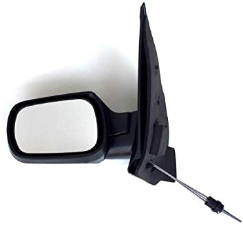 Spiegel Aussenspiegel LINKS von Pro!Carpentis kompatibel mit Fiesta V Typ JH/JD 11/2001-09/2005 schwarz manuell verstellbar