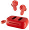 Skullcandy Dime In-Ear Wireless Earbuds, 12 Hr Battery, Microphone, Works with iPhone Android and Bluetooth Devices - Red