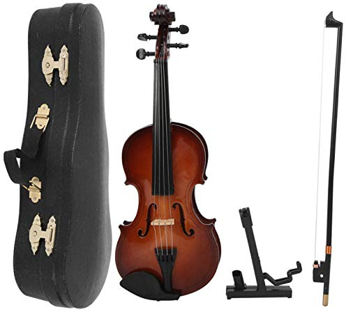 Miniatur-Violine aus Holz, Miniatur-Violine, Violine, Geburtstagsgeschenk