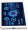 Dpofirs Computer Temp Monitor, 3.5in PC Sensor Panel Display, PC Temperature Display For CPU RAM Hard Disk Data, PC Case Secondary Screen (White)