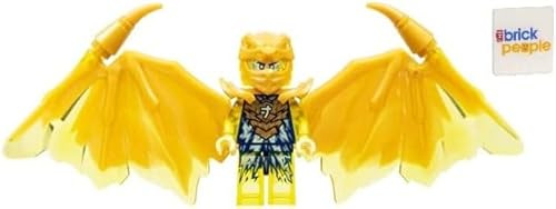 LEGO Ninjago Crystalized: Jay Golden Dragon Minifig with Nunchucks of Lightning