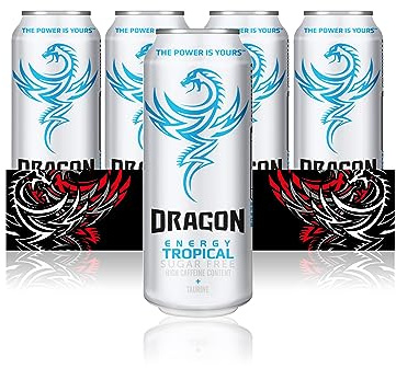 Dragon Energy Tropical Energy Drink 12 x 500ml Cans