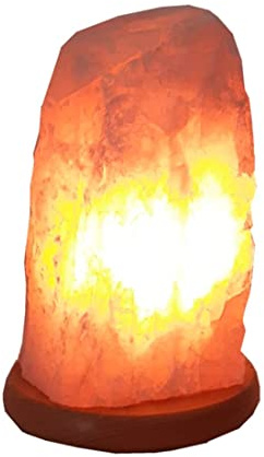 Rosenquarz Lampe | Echte Edelstein Leuchte groß XL 4-5 | Rosenquarz Kristall Lampe