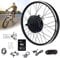 Electric bike conversion kit,Ebike conversion kit Rear wheel,48V 1000W/1500W Brushless Gear Hub Motor, E-bike Motor Wheel With Display, 16/20/24/26/27.5/28/29/700C Wheel,1500W-29in