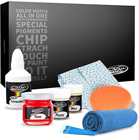 Color N Drive Vernice ritocco Compatibile con Dodge Vapor Gray (PAS, WAS) - Kit di riparazione graffi e scheggiature - Confezione Plus