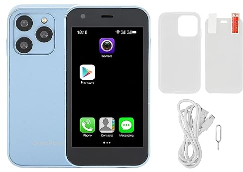 SOYES XS15 3G Smartphone, 2 GB 16 GB Dual SIM Handy, Schlankes Smart Backup Telefon für Android, 1000 MAh Akku (Meerblau)