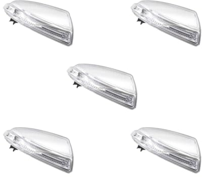 NeaxgeandX 5 Satz Spiegel-Blinker Licht A2048200721 A2048200821 passend für W204 rechts, 20 x 9,5 x 2,5 cm