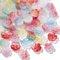 UR URLIFEHALL Lot de 100 perles en verre colorées en forme de fleur pour la fabrication de bijoux, colliers, bracelets