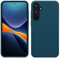 kwmobile Hülle kompatibel mit Samsung Galaxy A55 5G Hülle - Silikon Handy Case - Handyhülle weiche Oberfläche - kabelloses Laden - Petrol matt