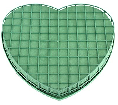 KUWUNG Steckschwamm Zum Basteln, Steckschaum Herz, Steckmasse Für Blumengestecke, Steckschaum Für Frischblumen, Steckschwamm Zum Basteln Deko Steckschaum Für Hochzeit, Ostern Und Geburtstag