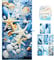 ZIOSINM Strandtuch 180 * 90cm Strandhandtuch Mikrofaser Badetuch Groß, Mikrofaser Strandhandtücher Handtuch Beach Towel XXL für Schwimmen, Strand, Reisen, Sandabweisend (Seesterne)