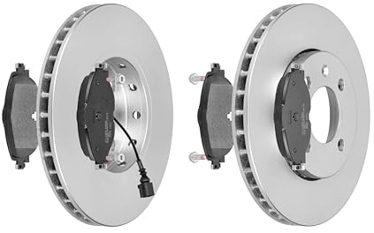 F.BECKER_LINE BREMSSCHEIBEN Ø256MM + BREMSBELÄGE VORNE FÜR VW UP! LOAD UP SKODA