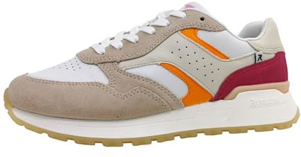 Rieker Sneaker basse da donna W0607, Rosa chiaro bianco carota porcellana fucsia salmone, 42 EU