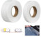 cxxtkcxxlc 2 Pcs Cinta Adhesiva para Dobladillo 50 M, Cinta Termoadhesiva 20 mm Y 50 mm, Cinta de Tela Termoadhesiva para Reparar Cortinas, Ropa, Pantalones, Cortinas