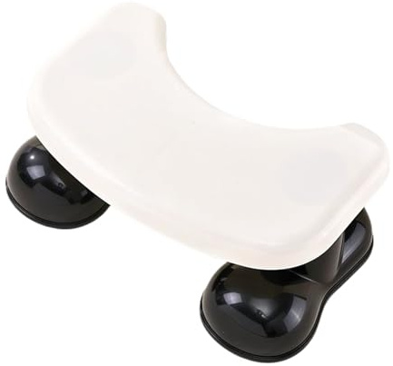 Mimoqk Toilet Stool - Bathroom Step Ladder for Defecation with Step Stool | Non-slip Foot Bench for Learning Pot Elderly Home Camping