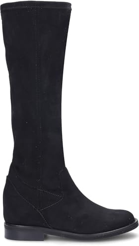 Pedro Miralles Damen 29125 Wildleder Strech Hohe Stiefel, Schwarz , 39 EU