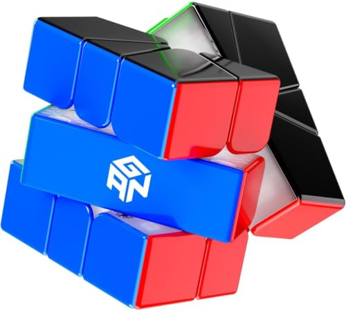 GAN Square-1 Spezieller Zauberwürfel Denkspiel Spielzeug, SQ1 UV | Magnetisch SpeedCube | Ausgestattet mit 36 Magneten | Geeignet für Spieler aller Spielstärken | Geschenk | UV-beschichtet
