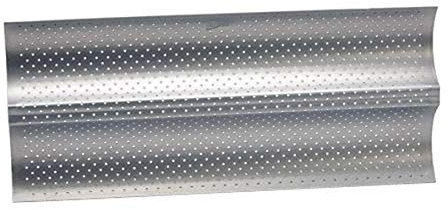 Patisse Silver Top Baguetteform backblech für 2 Baguettes, Stahl, 2er – 38 x 17 cm