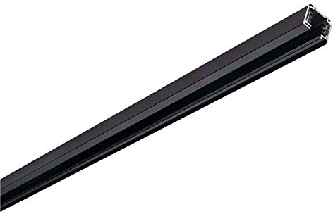 SLV EUTRAC 3PHASEN-AUFBAUSCHIENE Stromschiene Indoor-Lampe Aluminium/Kunststoff Schwarz Lampe innen, Innen-Lampe