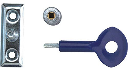 Yale P-6P111-SC Window Stay Locks, Satin Chrome Finish, Pack of 6