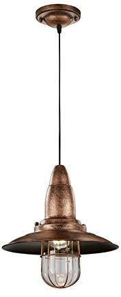 Trio Leuchten Pendelleuchte 304500162 Fisherman, Metall Kupfer Antik, exkl. 1 x E27
