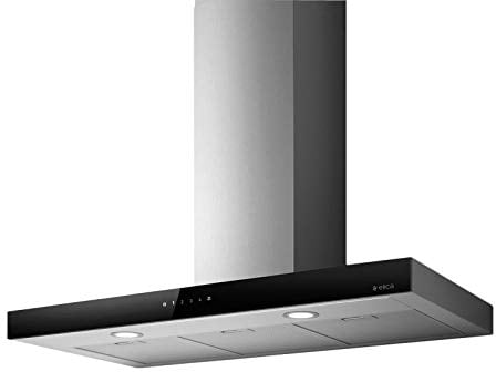 Elica PRF0104626 De Pared Negro, Acero Inoxidable 581m³/h C - Campana (581 m³/h, Canalizado, 69 dB, 51 dB, 69 dB, De Pared)
