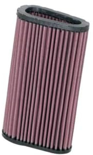 K&N HA-5907 Motorrad Tauschluftfilter, Rot | kompatibel mit Honda CBF600/Hornet 2007-2009 (HA-5907)