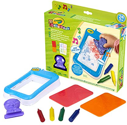Crayola Mini Kids, Musik&Farbe Zeichentafel, Alter 24 Monate, Kreative Aktivität und Geschenk für Kinder, 81-1306