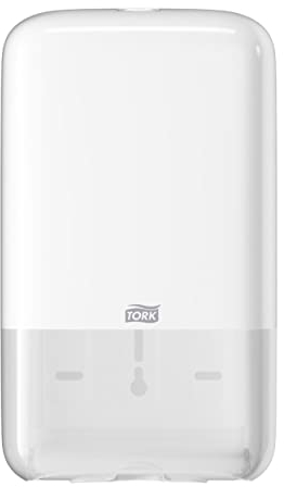 Tork Distributeur murale pour Papier Toilette Feuilles blanc T3, compact, gamme Elevation, 556000