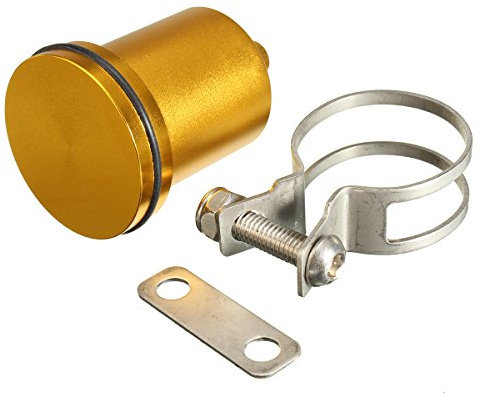 Alamor Universal Brake Clutch Pump Reservoir Fluid Bottle Oil Cup Motorcycle Motor Bike - Gold