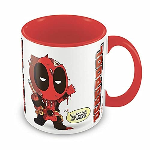 Pyramid International Mgc25411 Deadpool (From Awesome to Gruesome) Red Inner Mug, cerámica, multicolor