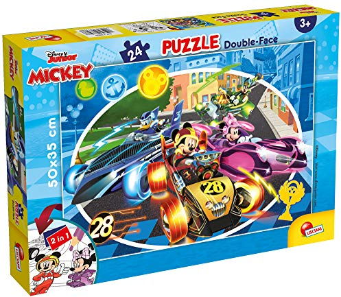 Liscianigiochi 73986, Mickey Mouse Puzzle 24 Teile, 50X35 cm