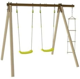 TRIGANO Portique Piki en Bois et métal - 1.90 m