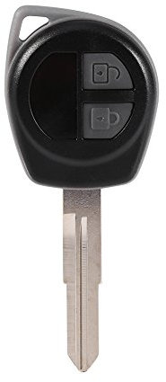 Coque de clé de Moto à 2 Boutons, Coques de clé à Distance pour Vitara Swift Ignis SX4 Liana Alto Noir