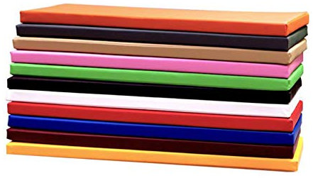 Leder Bankauflage Matte Sitzkissen für Gartenbank Sofa oder Schaukel, Bankkissen Rechteckig Weiches Stuhlkissen mit Reißverschluss, 5cm Dick-jiuihong-60x30x5cm