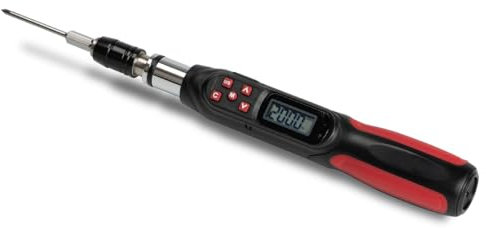 Tapha Tools Digital Torque Screwdriver 0.88-17.7 in-lbs (10-200 cN-m / 1.02-20.41 kg-cm) Torque Range, Accurate to ±2% Dual Direction, LED and Buzzer Notification, Preset Memory (SPN-T2BN)
