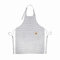 Lacor - 60081 - Delantal de cocina Unisex, Delantal con un diseño sencillo, elegante y original, medidas 68x83 cm, Color Blanco y Azul con rayas