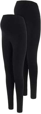 Mamalicious_NOS Legging Long Mlemma 2-p A. E. Noos, Noir/Pack : Noir, XL Femme