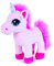 Teddys Rothenburg Kuscheltier Einhorn stehend rosa/pink 23 cm Plüscheinhorn