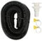 Sealproof Bilge Pump Hose, Marine Bilge Pump Plumbing Kit with Hose Clamps Thru Hull Hose Pipe for Bilge Pump for Boats Yachts RVs(1-1/8 inch black 29mm)